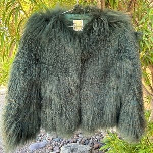 Gorgeous Pello Bello Mongolian Lamb Fur Coat
